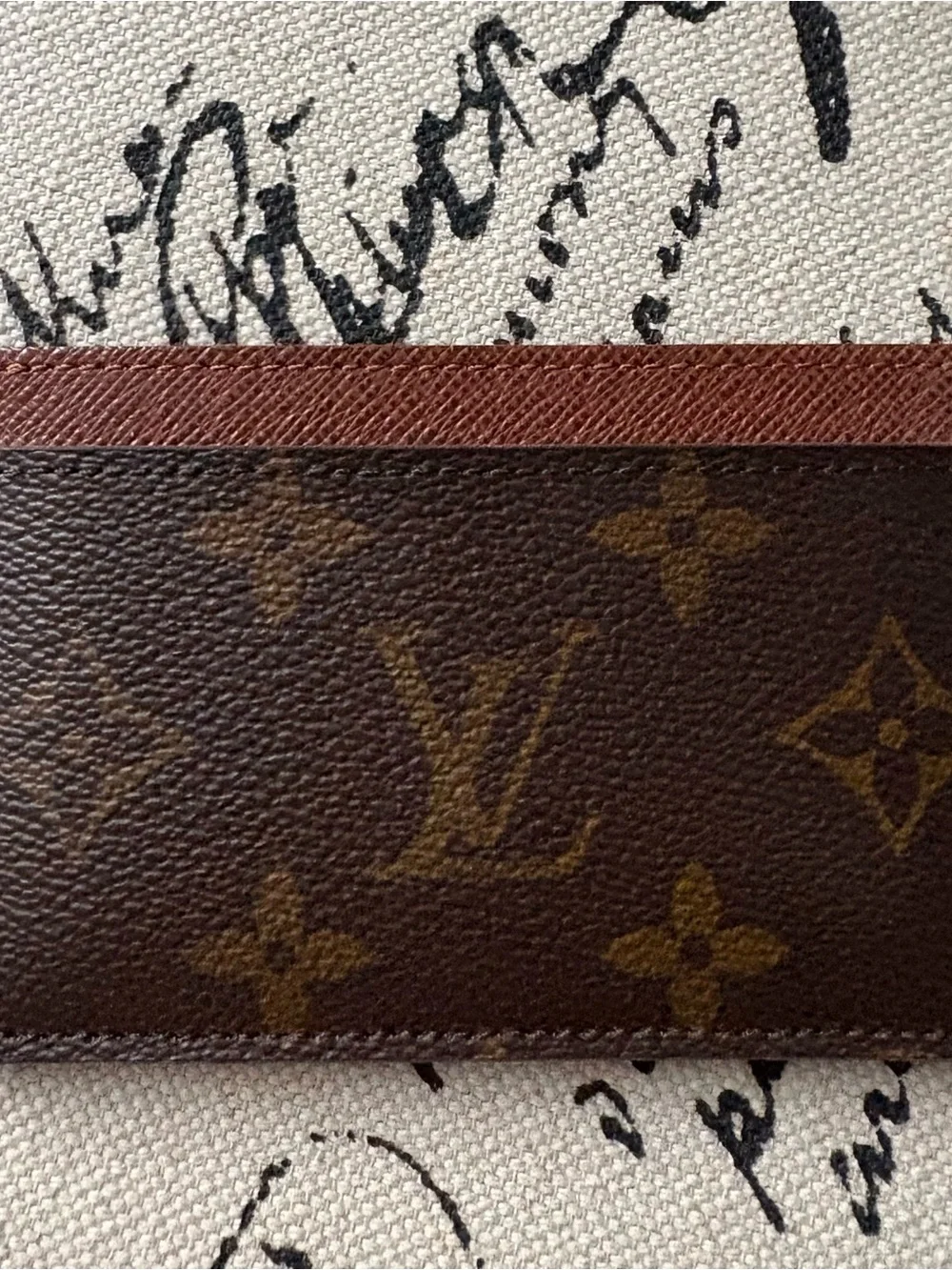 Louis Vuitton Monogram Cardholder with Gift Tag Dust Bag and Box